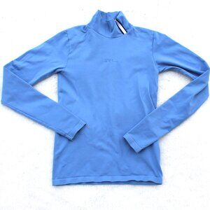 💙Ralph Lauren Sport light blue turtleneck 95% Nylon 5% Spandex